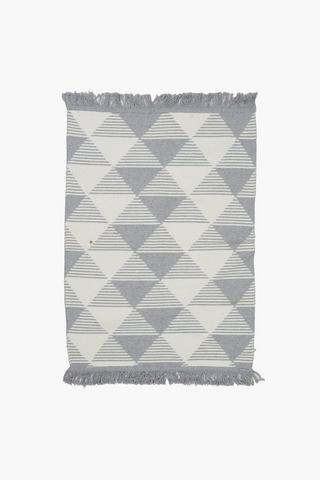 Jacquard Prism Tassel Rug, 60x90cm