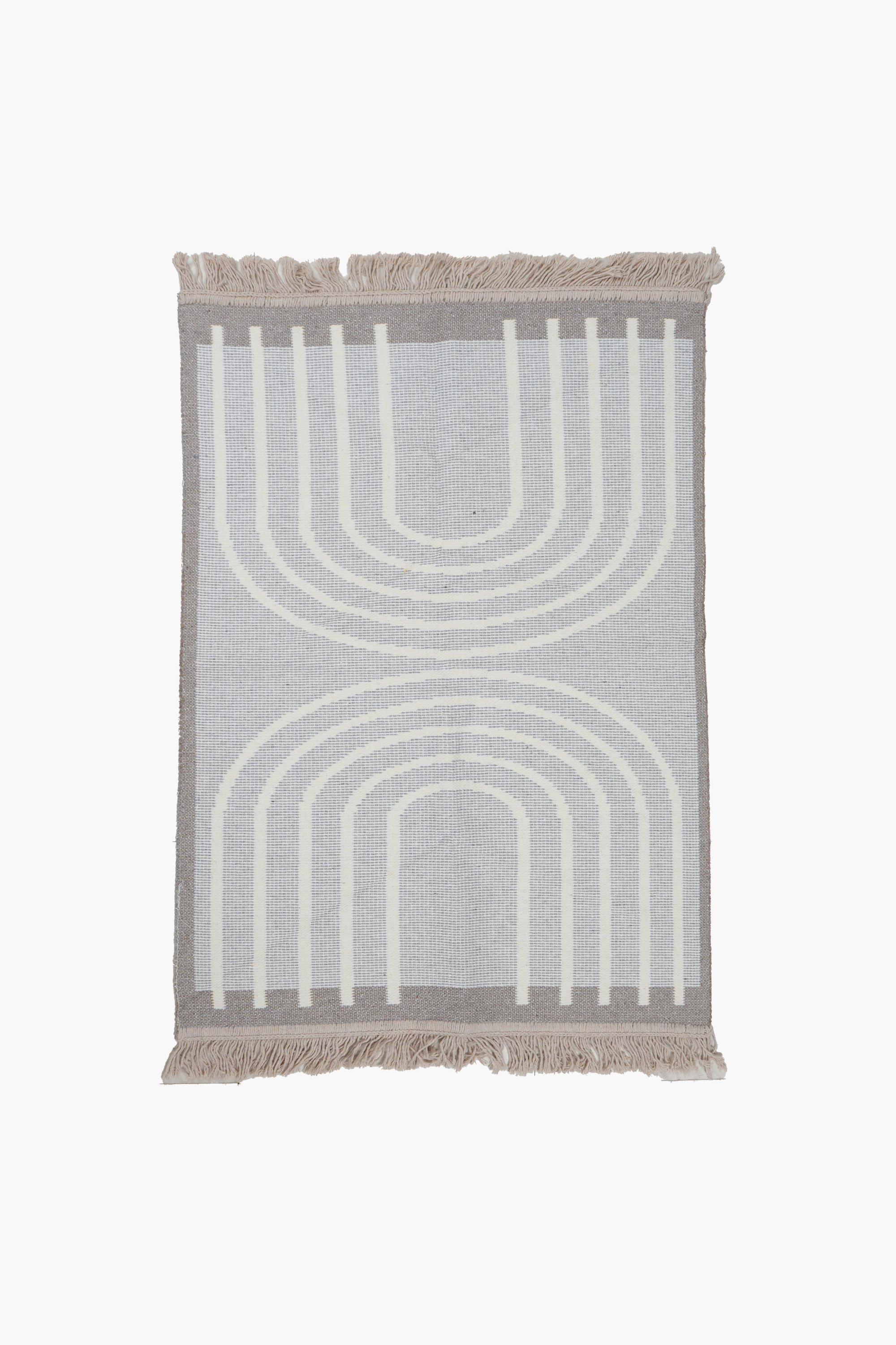 Jacquard Arches Tassel Rug, 60x90cm
