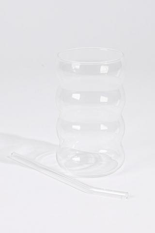 Round Loop Sippy Glass
