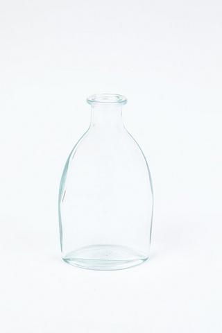 Flute Glass Vase, 8x14cm