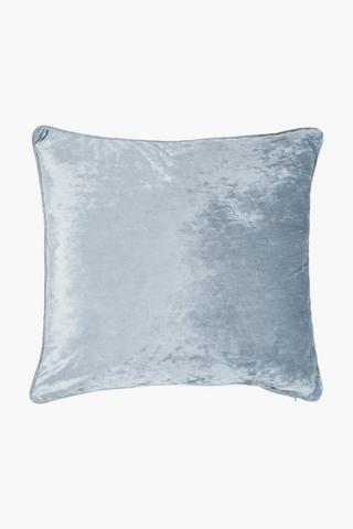 Velvet Crushed Scatter Cushion, 60x60cm