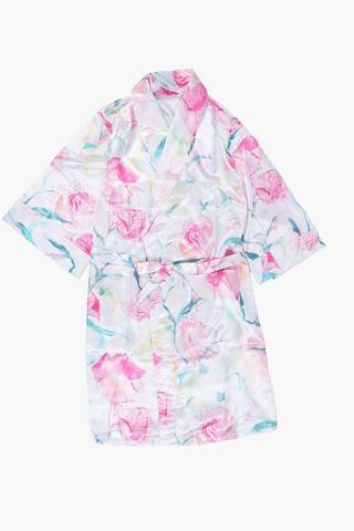Colab Mantua Satin Kimono Large To Extra Large
