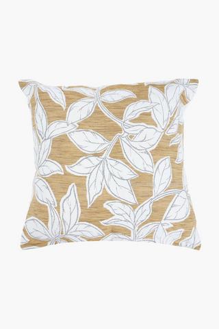 Jacquard Santos Leaf Scatter Cushion, 60x60cm
