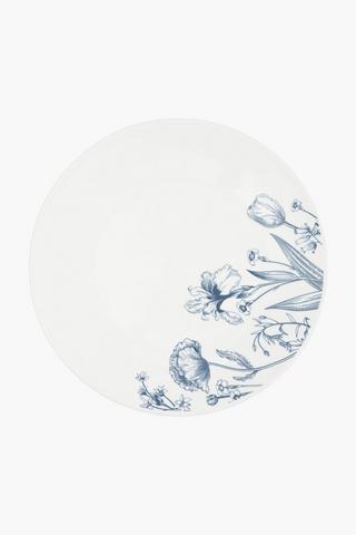 4 Pack Floral Dinner Plates