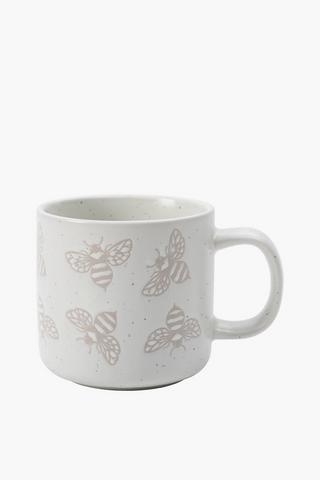 Honeybee Speckle Mug, 380ml