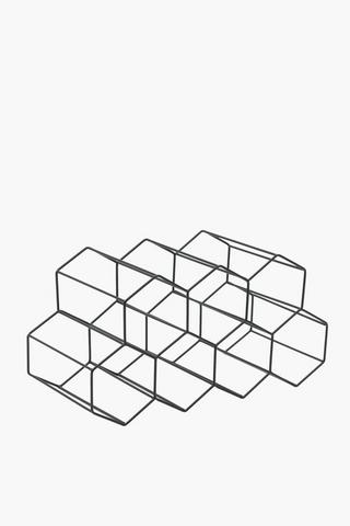 7 Bottle Metal Wine Rack