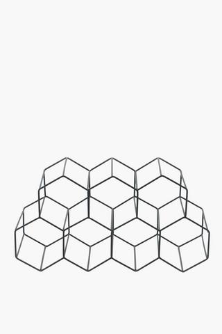 7 Bottle Metal Wine Rack