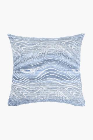 Chenille Wavy Scatter Cushion, 60x60cm