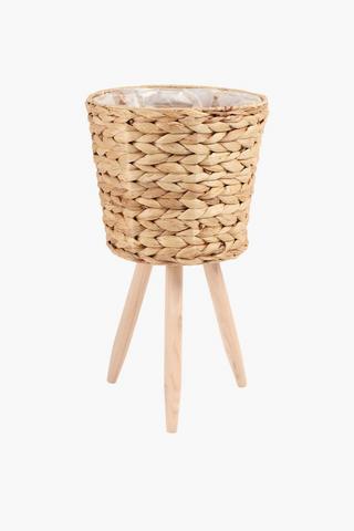 Pleated Standing Planter, 23cm