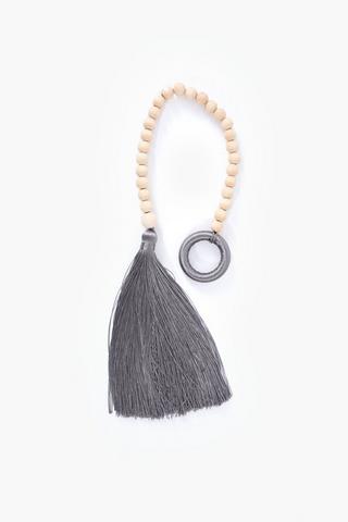 Tassel Beaded Curtain Ring