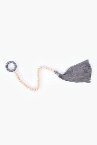 Tassel Beaded Curtain Ring