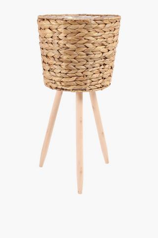 Pleated Standing Planter, 27cm