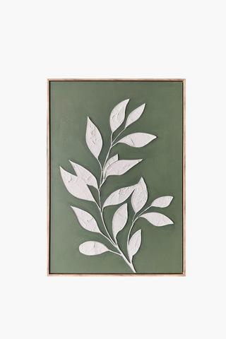 Hand Painted Leaf Canvas, 70x100cm
