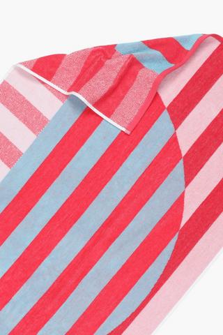 Cotton Jacquard Half Moon Beach Towel, 70x140cm