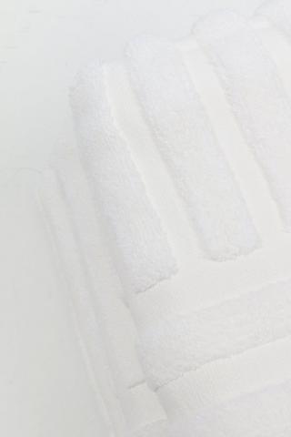 Premium Cotton Manhattan Zero Twist Border Bath Sheet