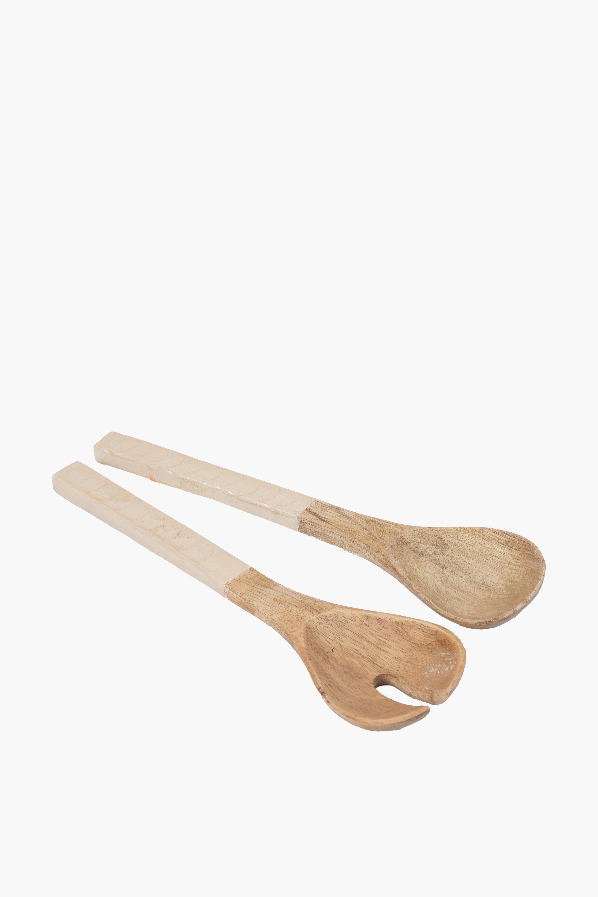 Mango Wood Salad Servers