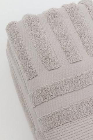 Premium Cotton Manhattan Zero Twist Border Hand Towel