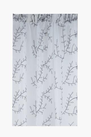 Taped Dahlia Sheer Curtain, 270x218cm