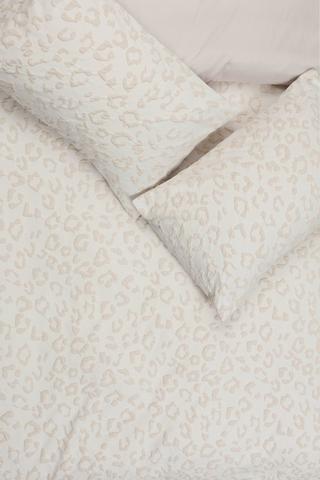 Jacquard Leopard Duvet Cover Set