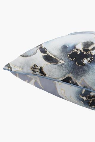 Extra Premium Printed Layla Floral Feather Filled Scatter Cushion, 60x60cm