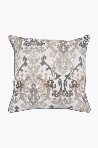 Extra Premium Chenille Damask Feather Filled Scatter Cushion, 60x60cm