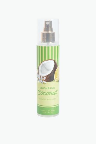 Coconut + Lime Scented Body Mist, 200ml