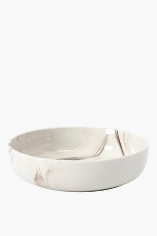 Marble Ceramic Pasta Bowl