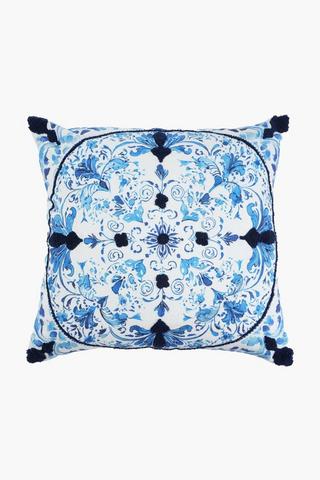 Extra Premium Textured Rita Feather Filled Scatter Cushion, 60x60cm