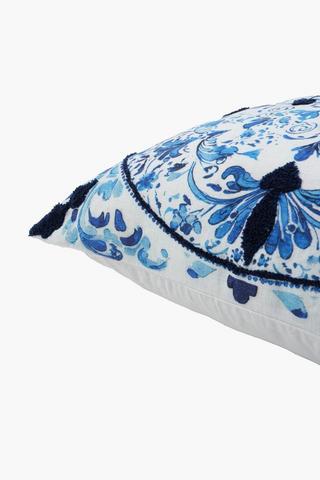 Extra Premium Textured Rita Feather Filled Scatter Cushion, 60x60cm