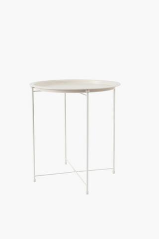 Plastic Tray Side Table