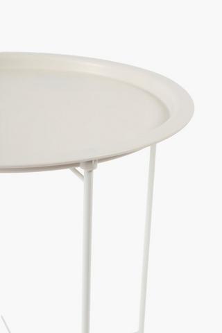 Plastic Tray Side Table