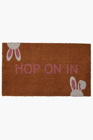 Coir Hop On In Doormat, 45x75cm