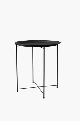 Plastic Tray Side Table