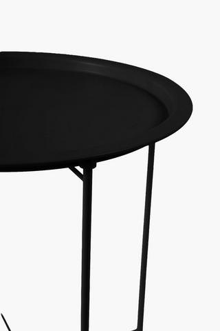 Plastic Tray Side Table