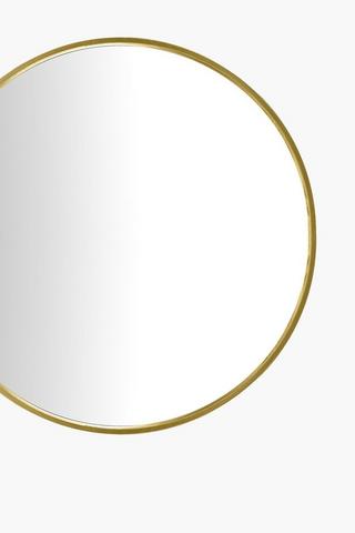 Round Metal Mirror, 72cm