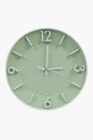 Plastic Basic Clock, 30cm