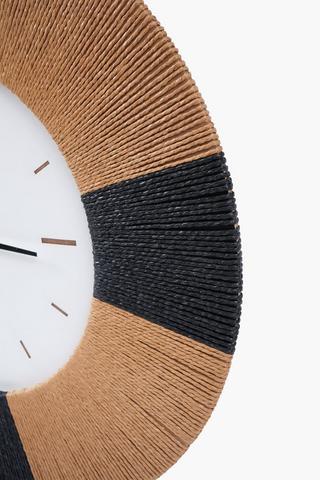 Woven Rope Clock, 80cm