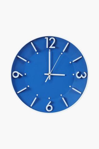 Plastic Basic Clock, 30cm