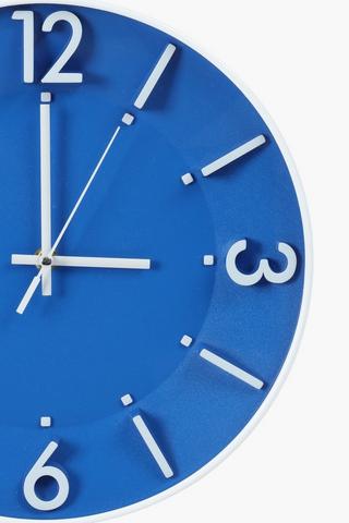 Plastic Basic Clock, 30cm