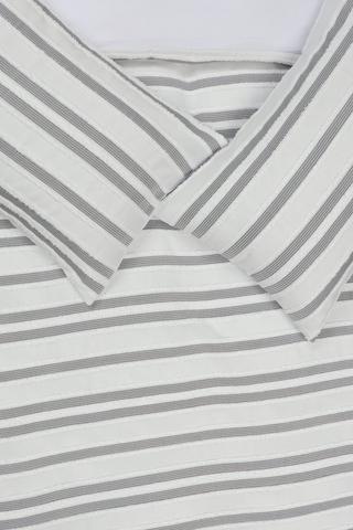 Tufted Waffle Stripe Duvet Cover Set