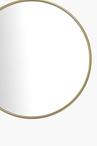 Metal Round Mirror, 90cm