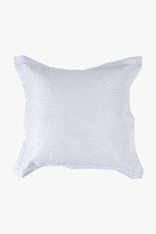Satin Usonic Leaf Scatter Cushion, 60x60cm