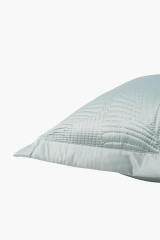 Satin Usonic Leaf Scatter Cushion,60x60cm