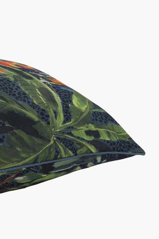 Printed Leo Bright Feather Filled Scatter Cushion, 60x60cm