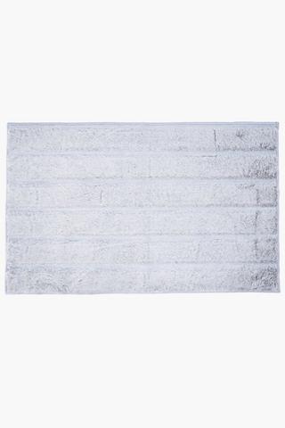 Faux Fur Rudy Lines Rug, 50x80cm