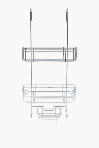 Chrome Over The Door Shower Caddy