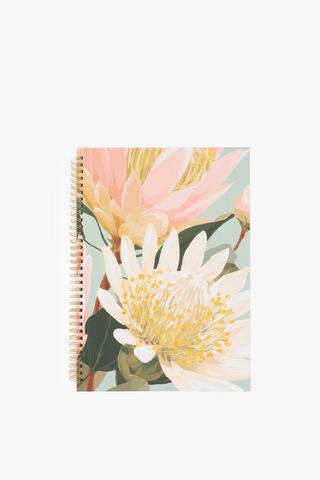 A4 Fuji Protea Notebook