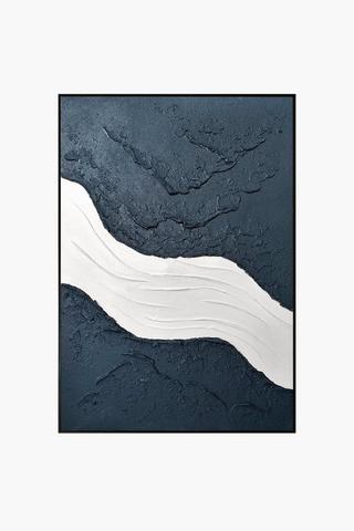 Textured Wave Canvas, 70x100cm