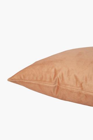 Velvet Honey Mustard Scatter Cushion, 50x50cm