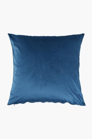 Velvet Plain Scatter Cushion, 50x50cm